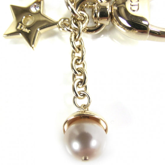 Christian Dior Metal Lady Dior Key Chain Gold 3 of 11