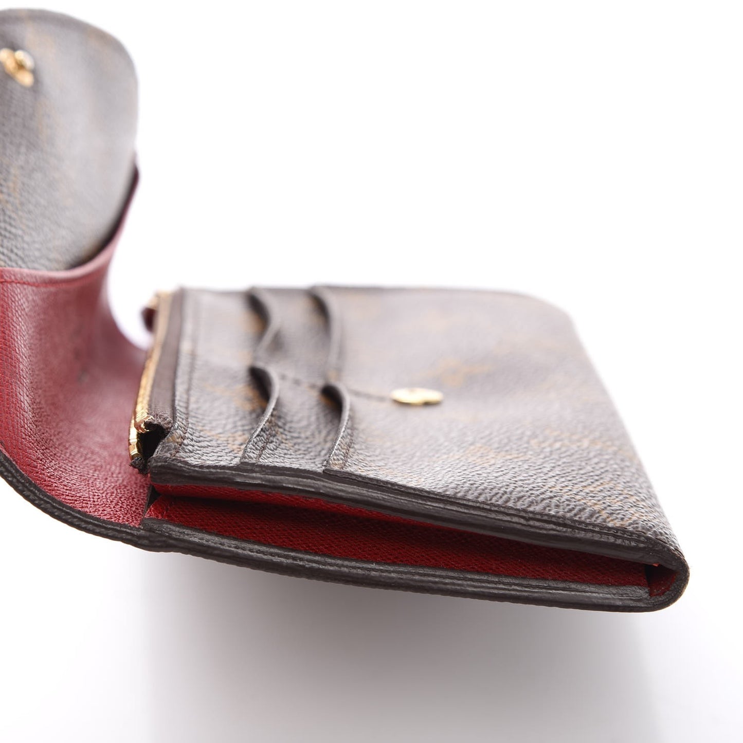 Monogram Emilie Wallet Red
