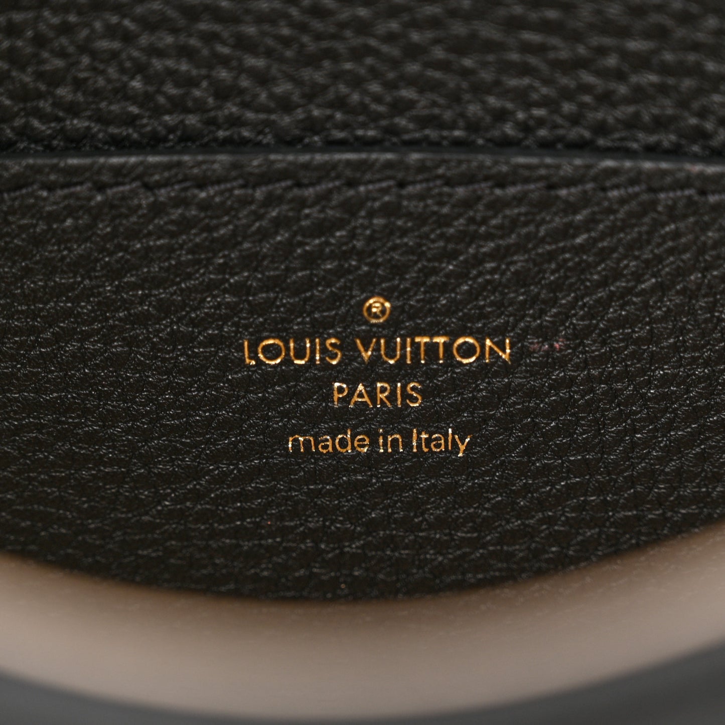 Grained Calfskin LV Pont 9 Soft PM Black