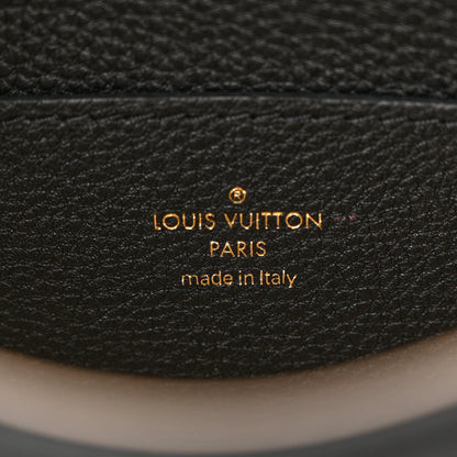 Louis Vuitton Grained Calfskin LV Pont 9 Soft PM Black 6 of 15