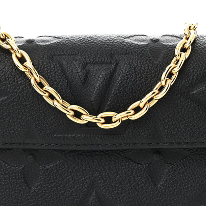 Louis Vuitton Empreinte Monogram Giant Ivy Wallet On Chain Black 7 of 10