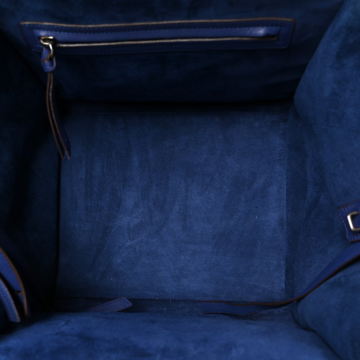 Celine Supple Calfskin Medium Phantom Luggage Indigo 5 of 9