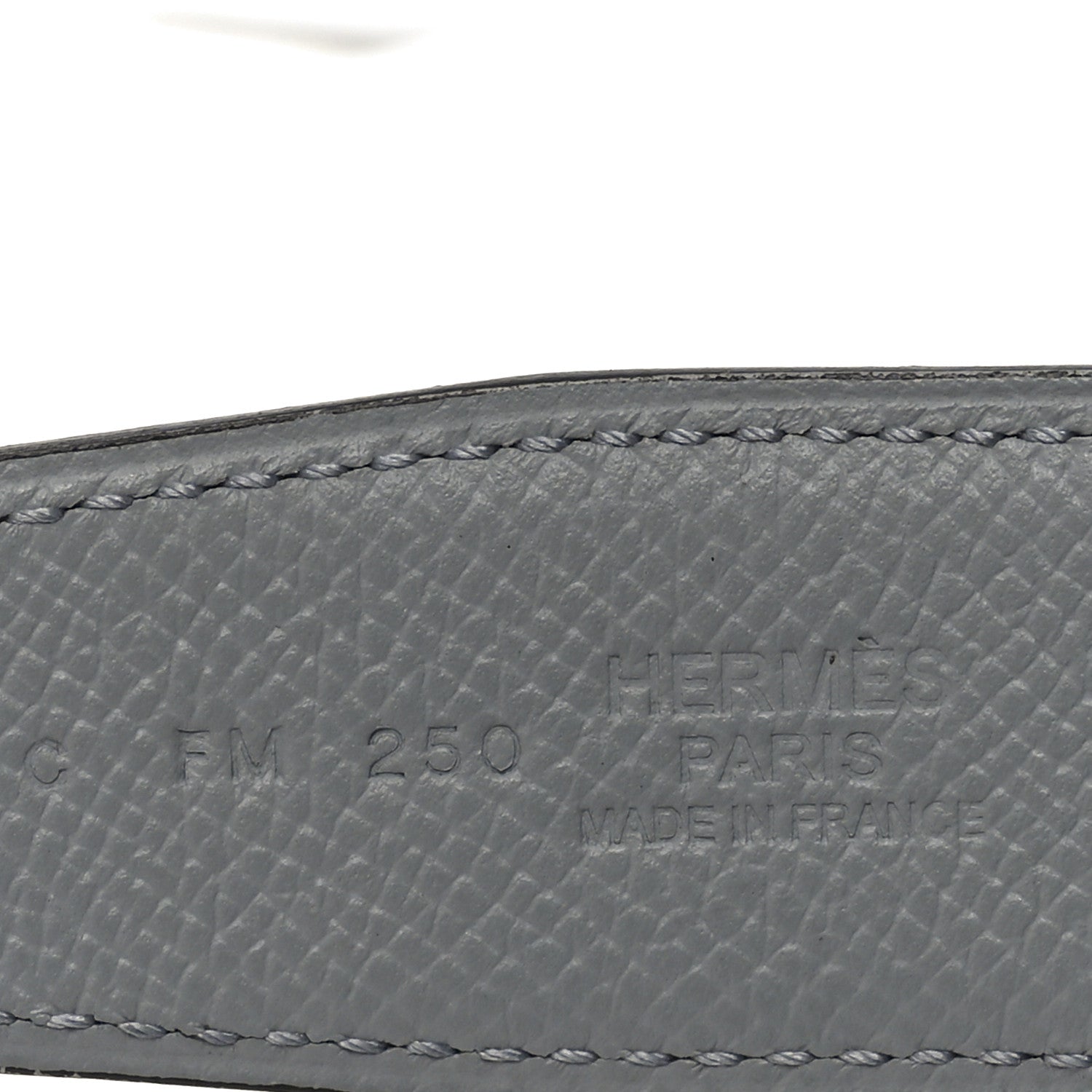 Hermes Epsom Reversible 32mm Belt Strap 85 34 Etain Bleu Glacier 5 of 6