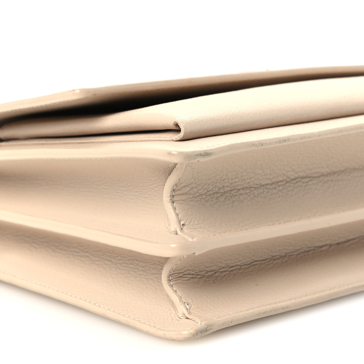 Saint Laurent Grained Calfskin Medium Monogram Sunset Beige 10 of 11