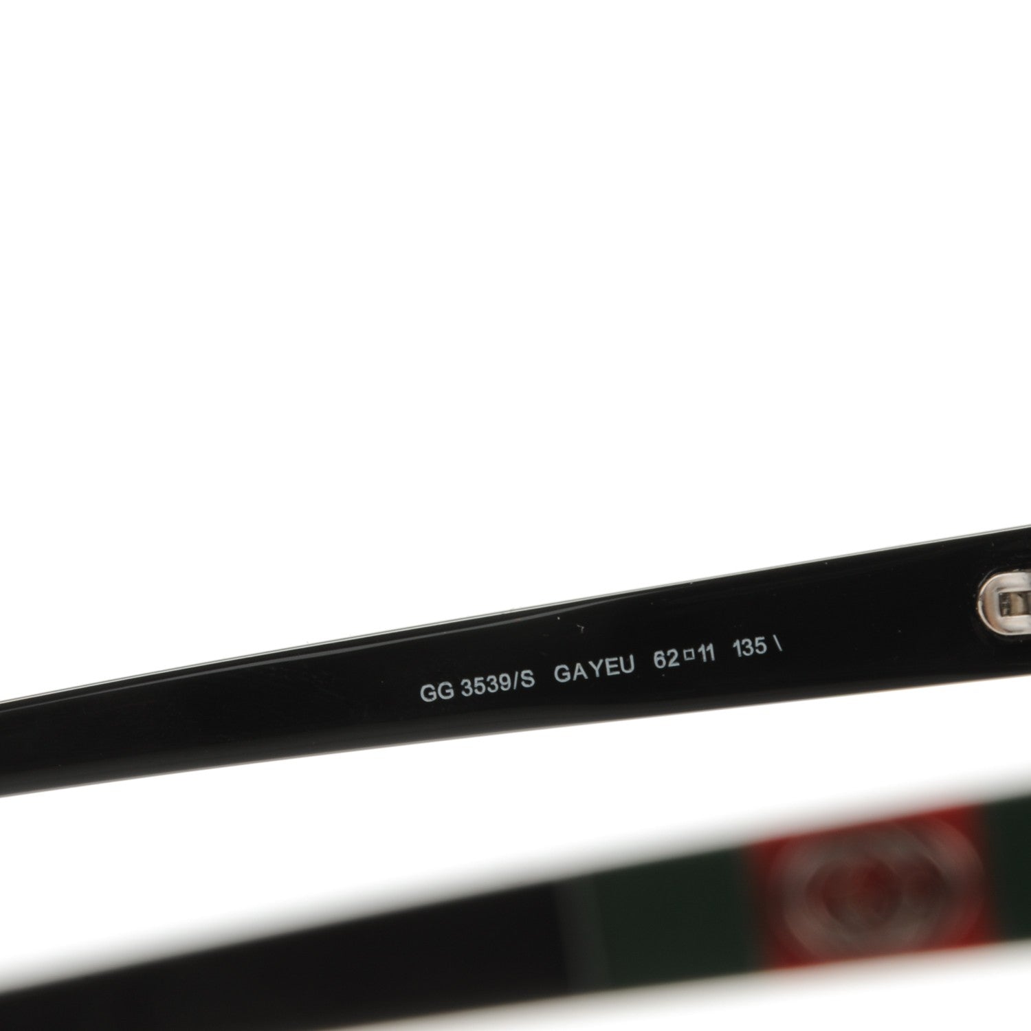 Gucci GG Web Sunglasses 3539/S Black 4 of 4