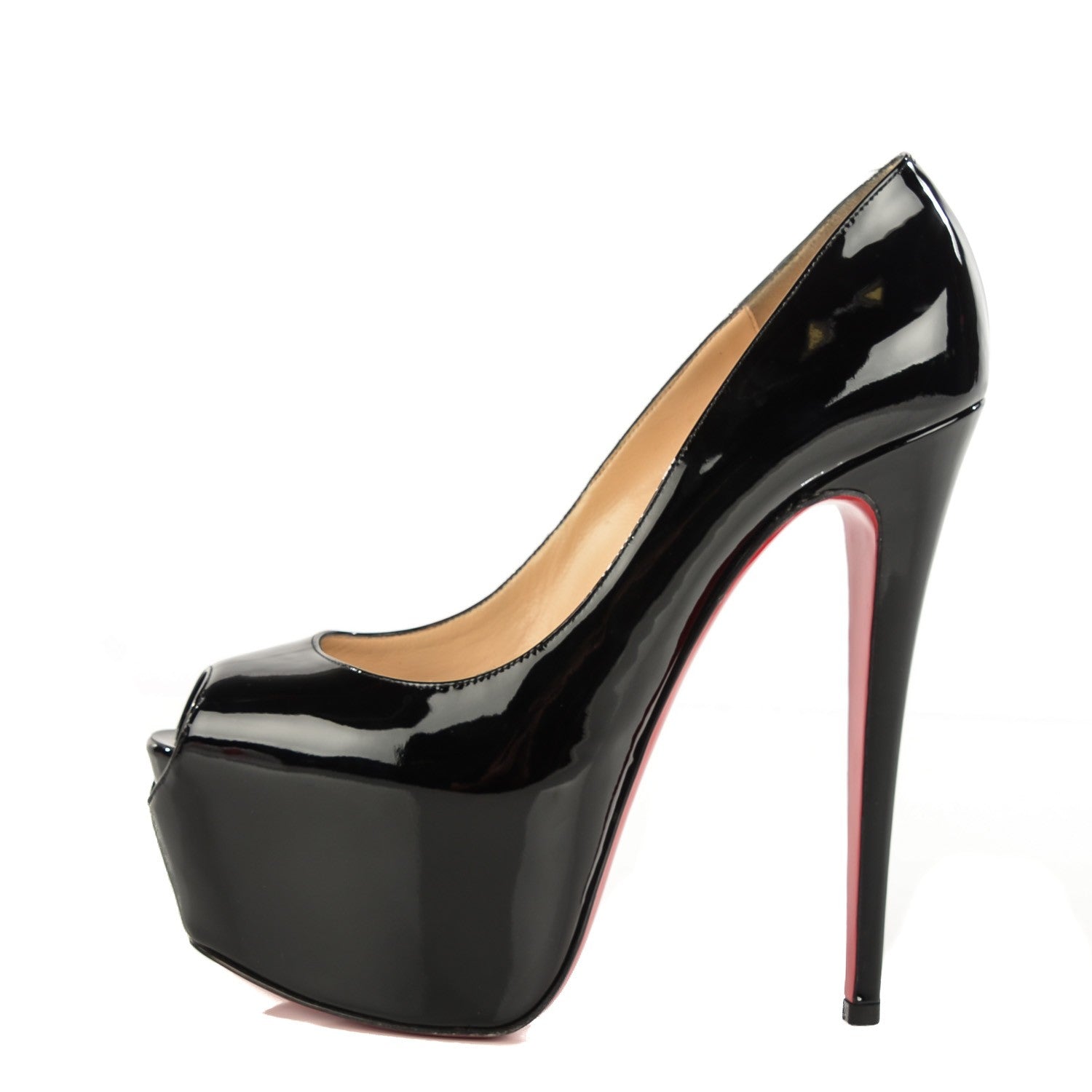 Christian Louboutin Patent Highness 160 Pumps 40.5 Black 1 of 7