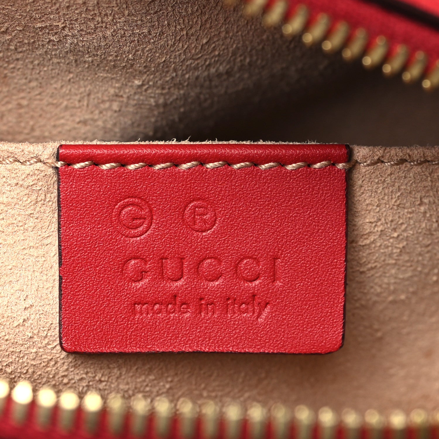 Gucci GG Supreme Monogram Blooms Mini Chain Shoulder Bag Beige Blue Navy Hibiscus Red 6 of 10