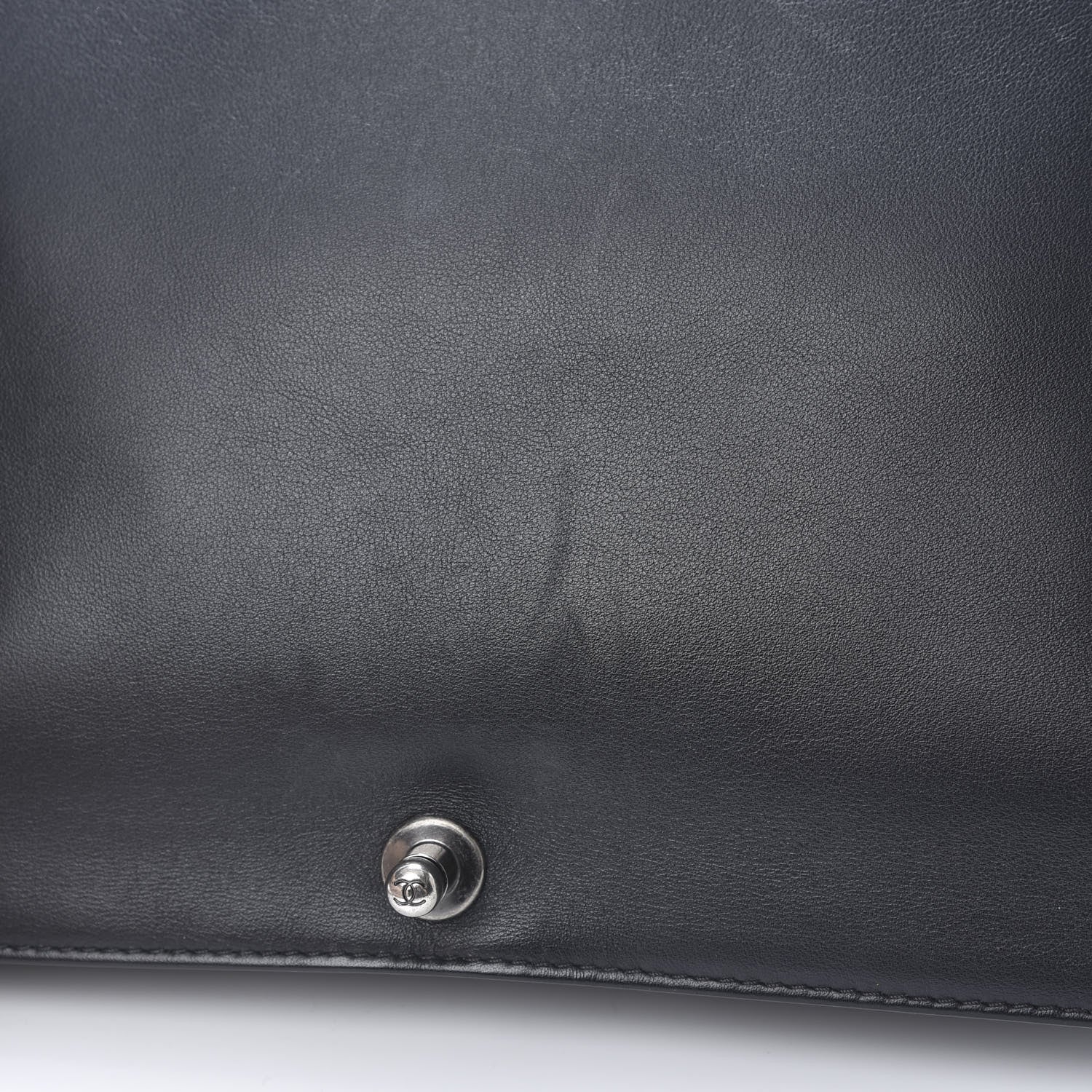 Chanel Calfskin Enchained XL Boy Flap Black 11 of 12