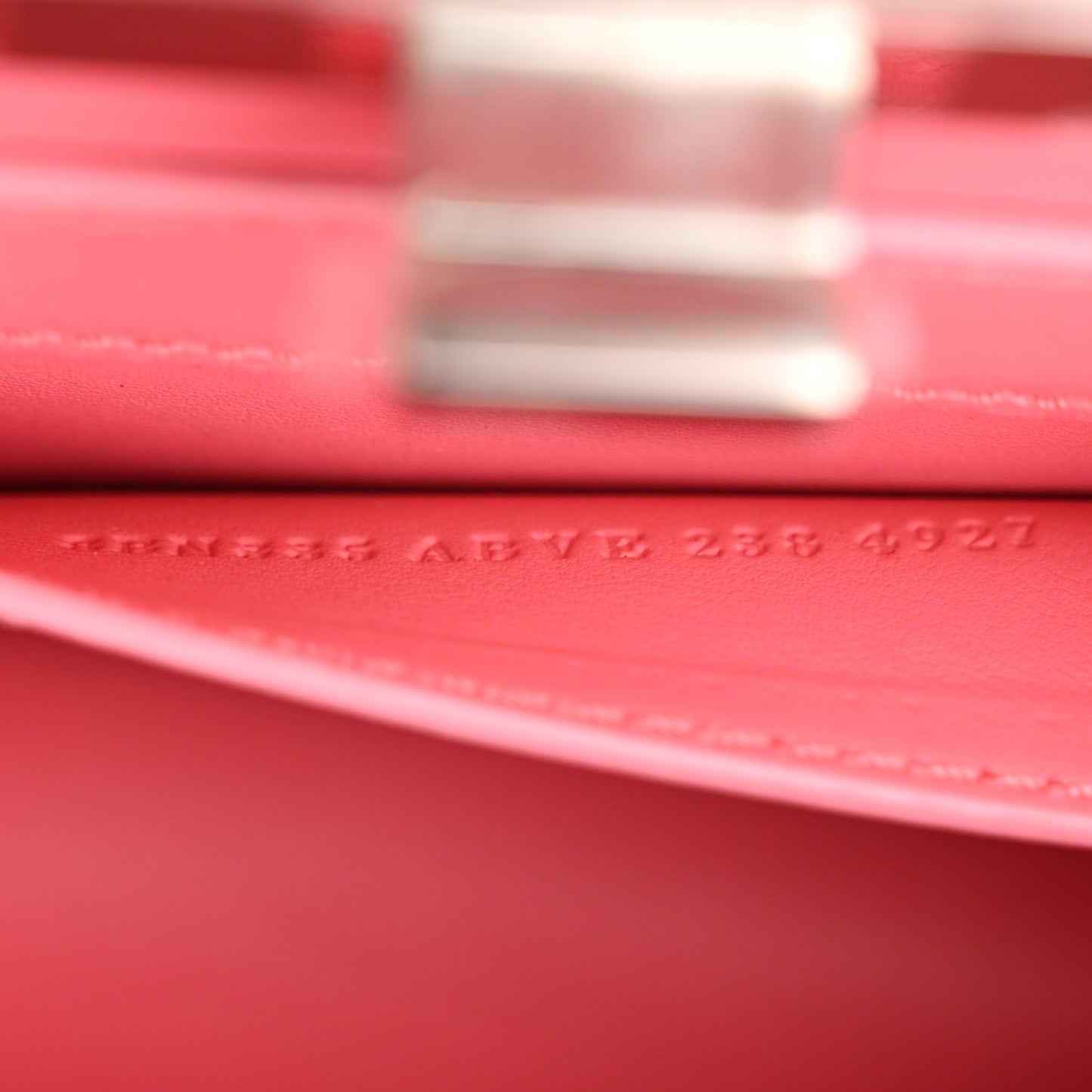 Shiny Nappa Petite Peekaboo I SEE U Satchel Pink Dalia