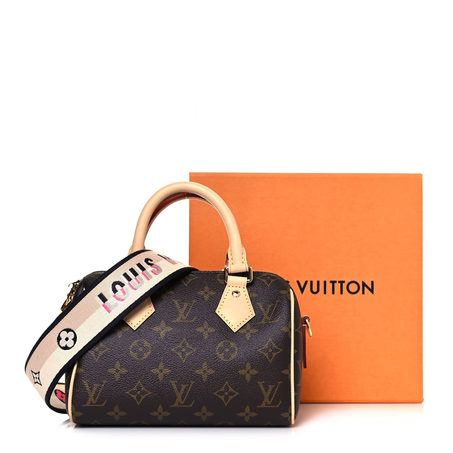 Monogram Speedy Bandouliere 20 Black