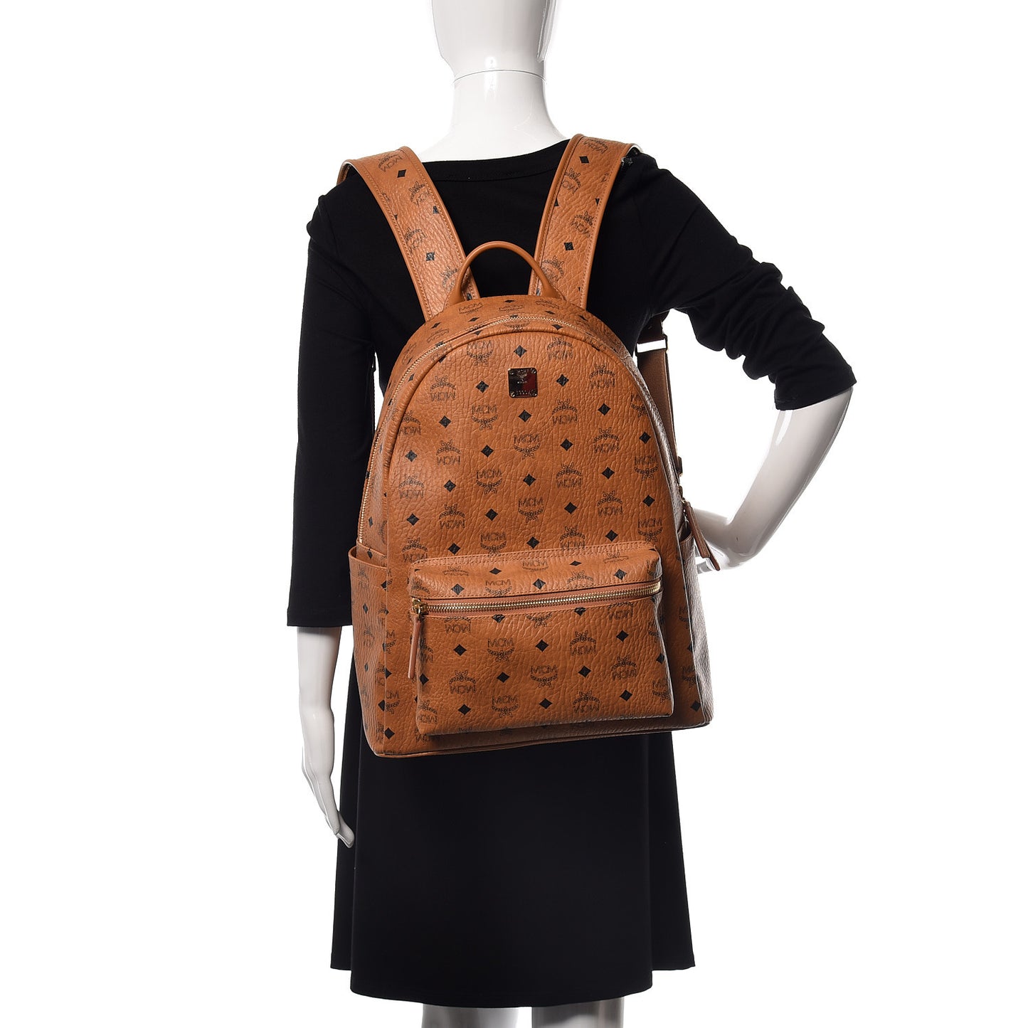 Visetos Medium Stark Backpack Cognac