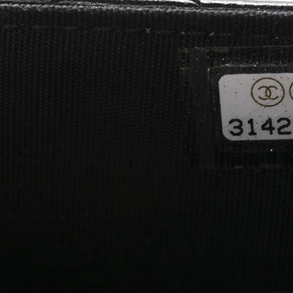 Chanel Lambskin Quilted Top Handle Flap Coin Purse With Chain Black 8 of 12