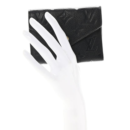 Louis Vuitton Empreinte Victorine Wallet Black 2 of 7