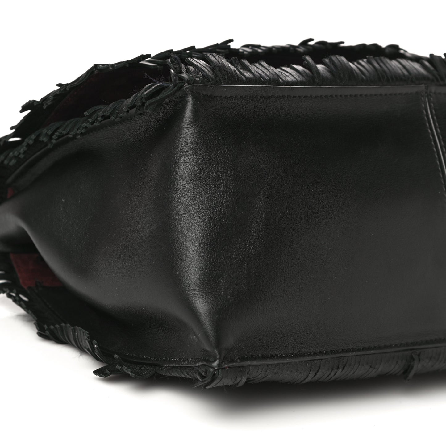 Calfskin The Rope Crossbody Bag Black