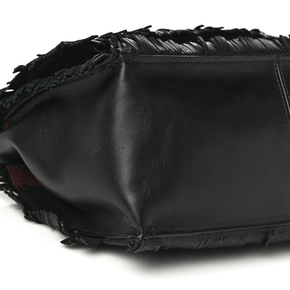 Valentino Garavani Calfskin The Rope Crossbody Bag Black 8 of 42