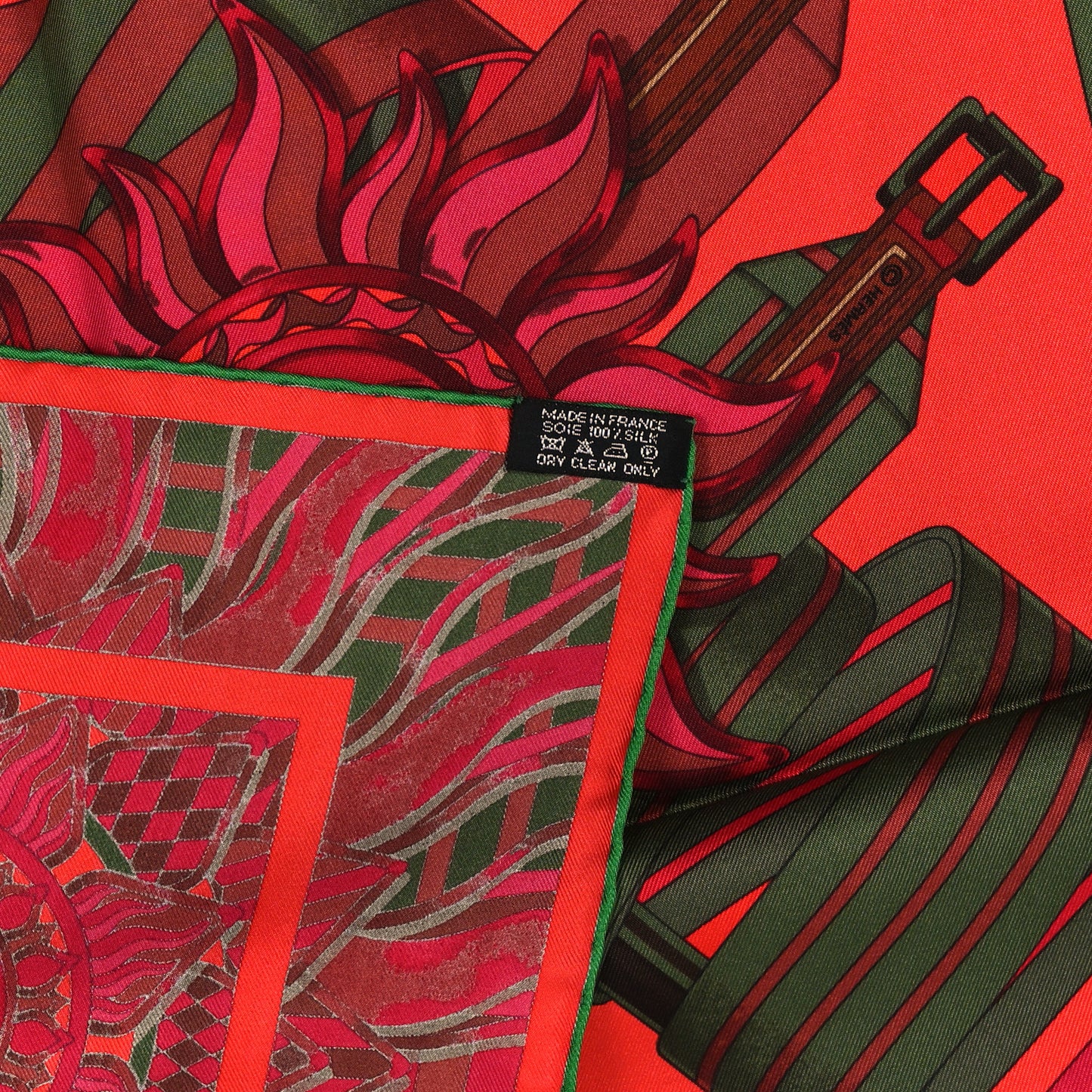 Silk Les Sangles de Phoebus Scarf 90