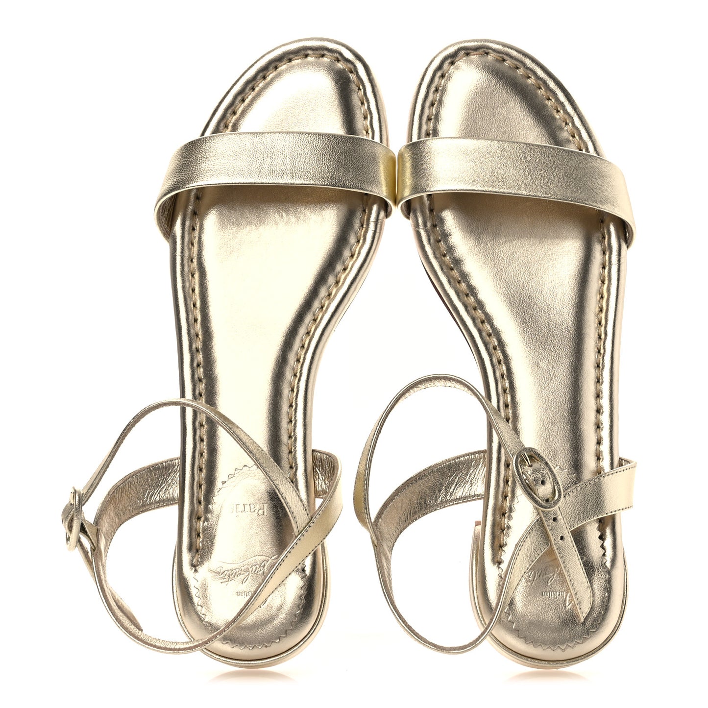Metallic Nappa 85mm Mules 40 Gold 39 Gold