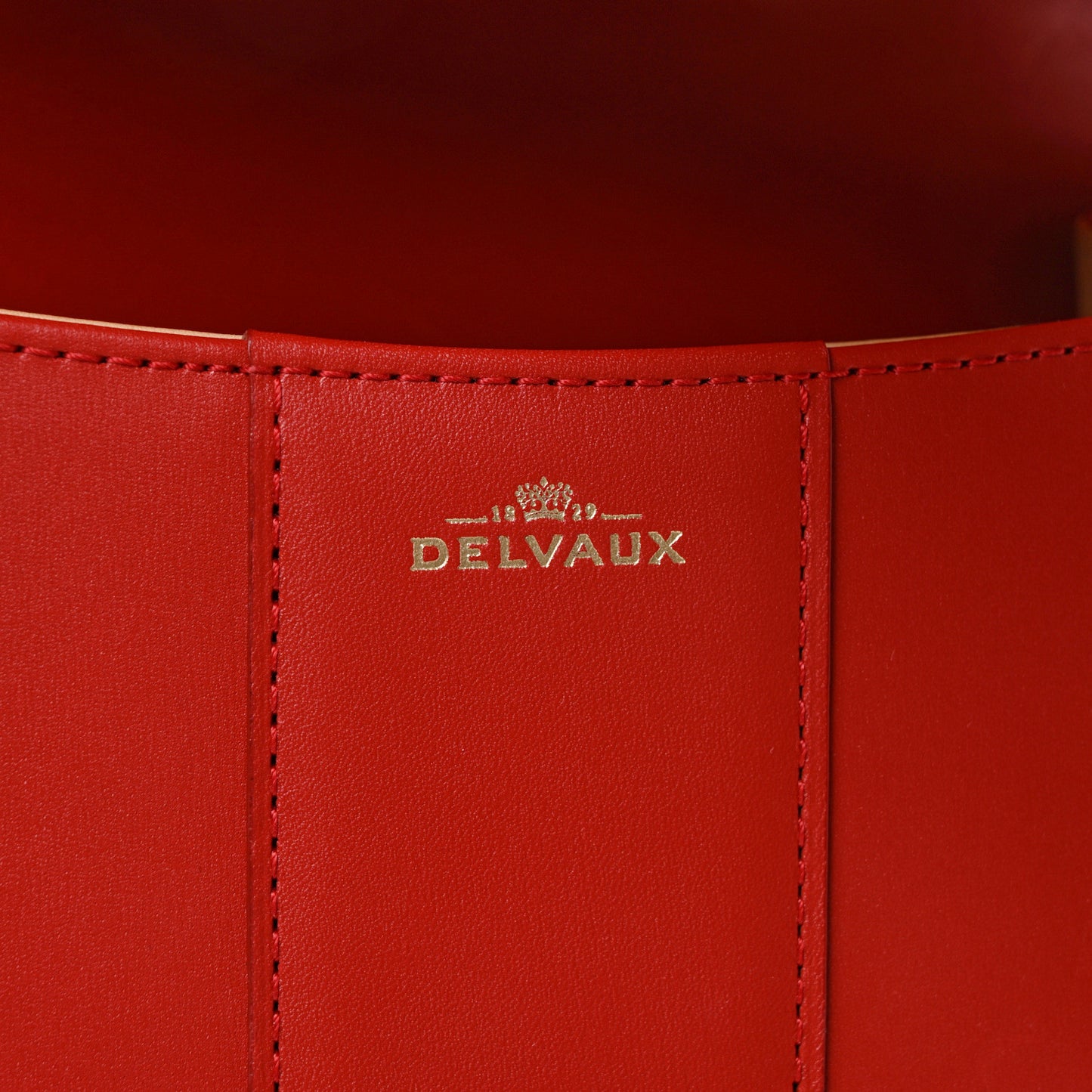 Box Calfskin Mini Brillant Satchel Red