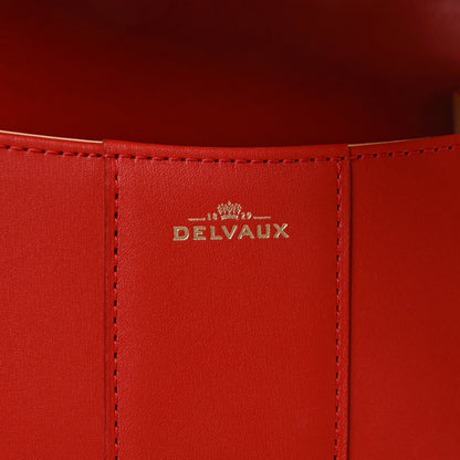 Delvaux Box Calfskin Mini Brillant Satchel Red 6 of 9