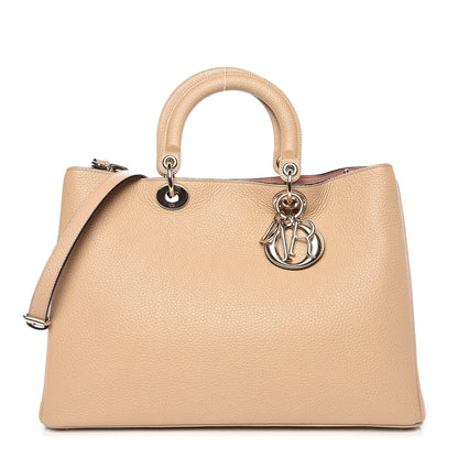 Christian Dior Bullcalf Large Diorissimo Tote Beige Petale 1 of 10