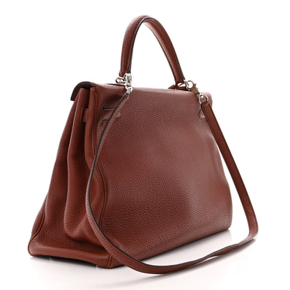 Hermes Togo Kelly Retourne 35 Brique 3 of 14