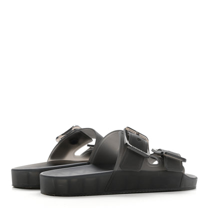 Balenciaga Technical Polyurethane Mallorca Slide Sandals 37 Black 4 of 9