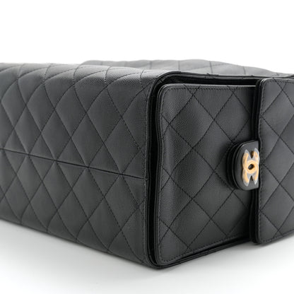 Chanel Caviar Quilted Medium Chanel 25 Handbag Black 10 of 10