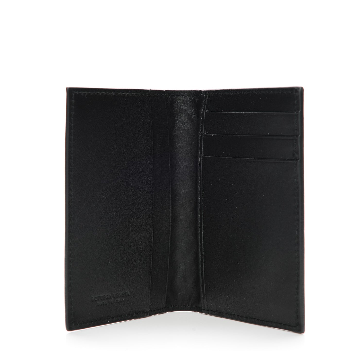 Intrecciato VN Card Case Nero Black