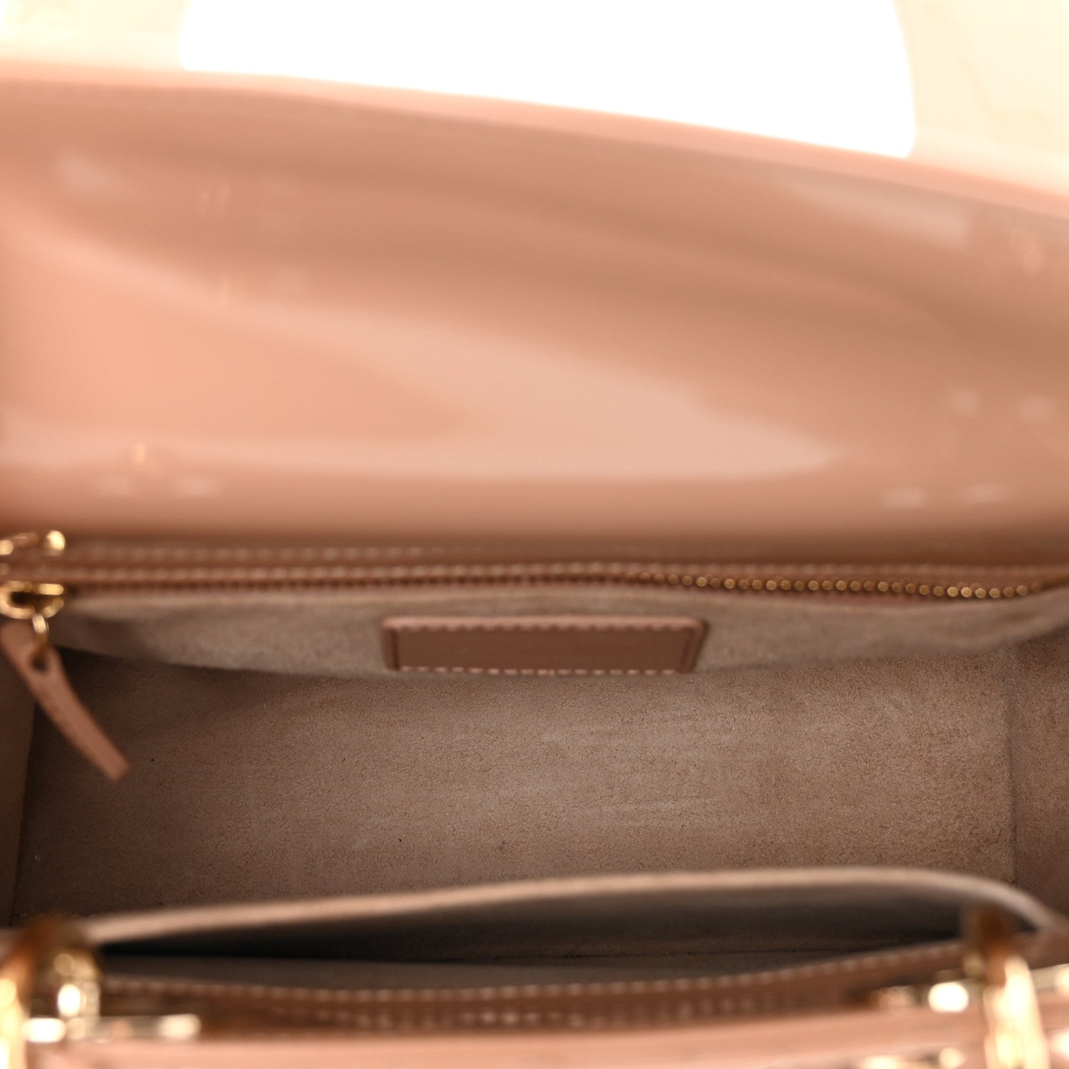 Christian Dior CHRISTIAN DIOR Patent Cannage Small Lady Dior Pink 6 of 9