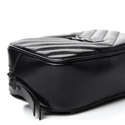 Saint Laurent Calfskin Matelasse Monogram Lou Belt Bag Black 6 of 11