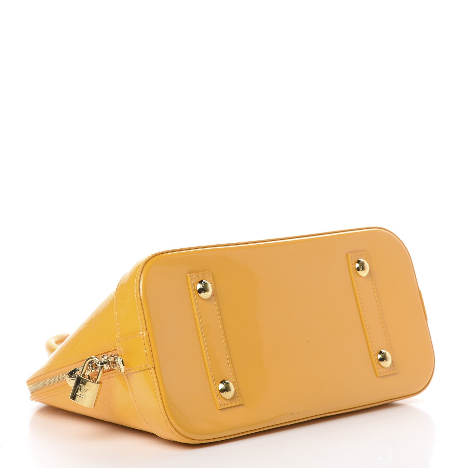 Louis Vuitton Vernis Alma PM Jaune Passion 3 of 10