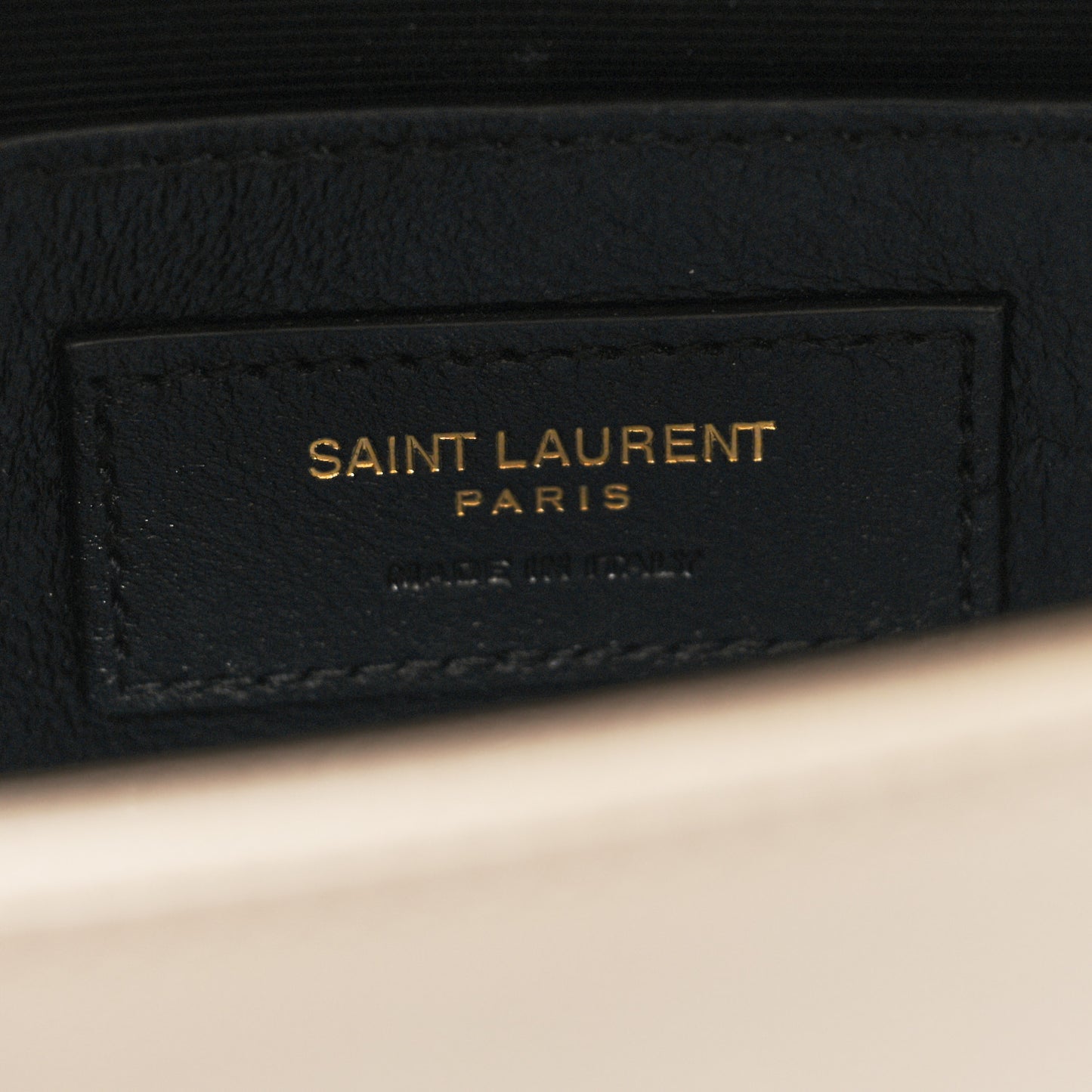 Grain De Poudre Small Monogram Kate Satchel Dark Beige