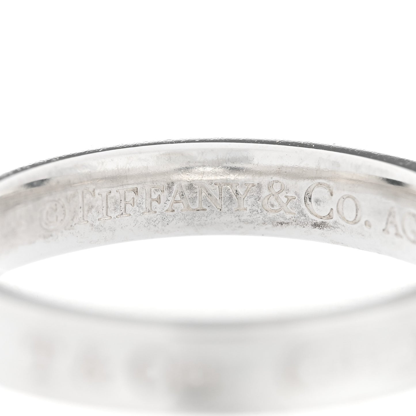 Sterling Silver Narrow 1837 Band Ring 57 8