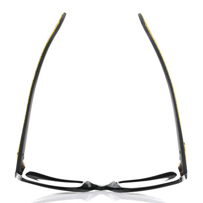 Gucci Square Frame GG0102S Sunglasses Glitter Gold 9 of 10