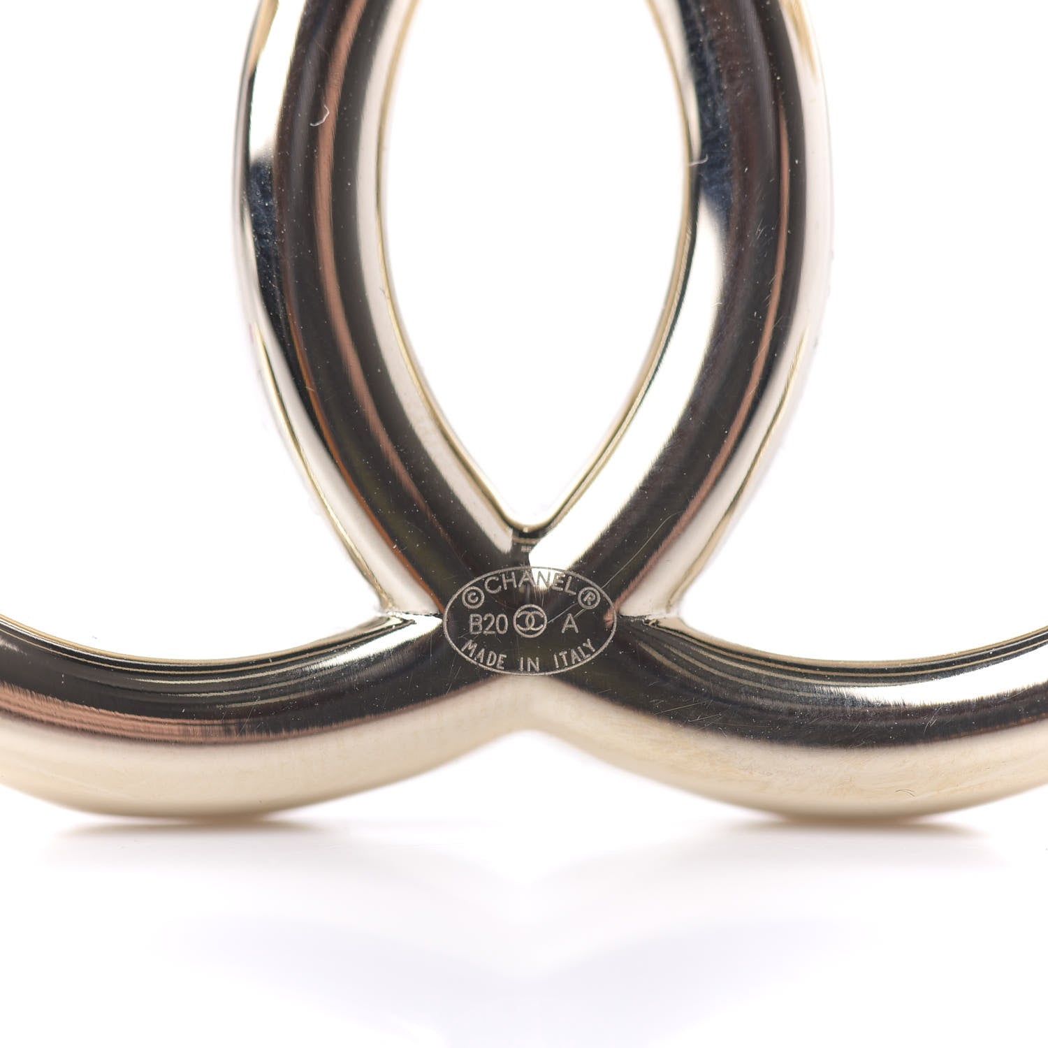 Chanel Baguette Crystal High Society CC Brooch Gold 4 of 5