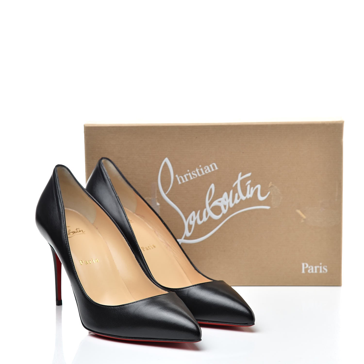Christian Louboutin Shiny Nappa Pigalle Follies 85 Pumps 40 Black 8 of 8