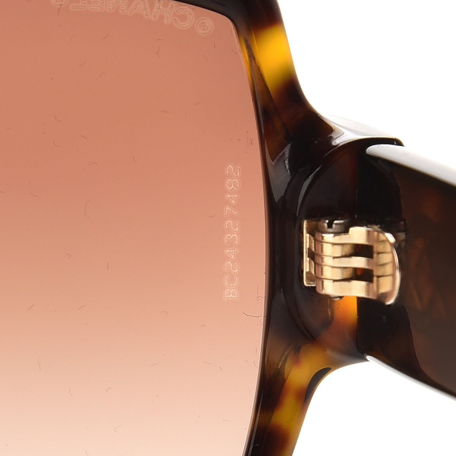 Chanel Acetate Square CC Sunglasses 5385 Tortoise 7 of 8