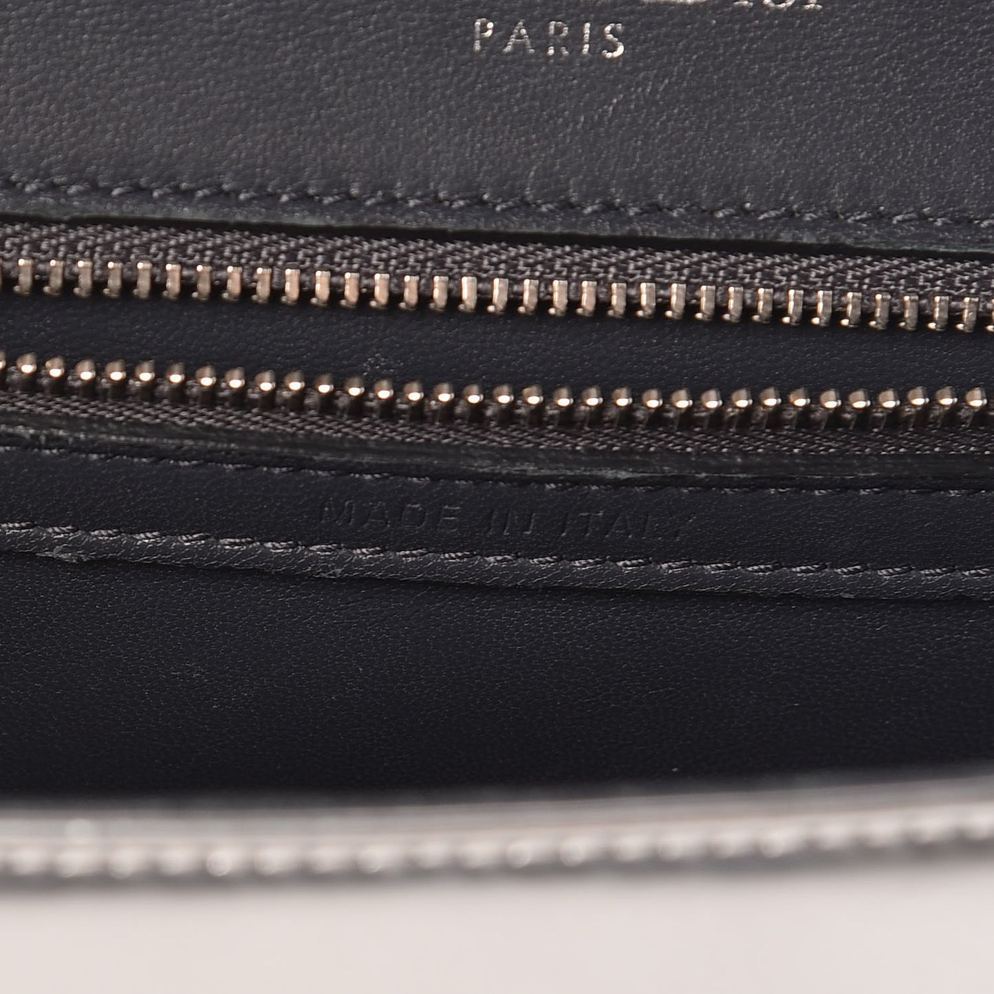 Metallic Patent Micro-Cannage Small Diorama Flap Bag Silver