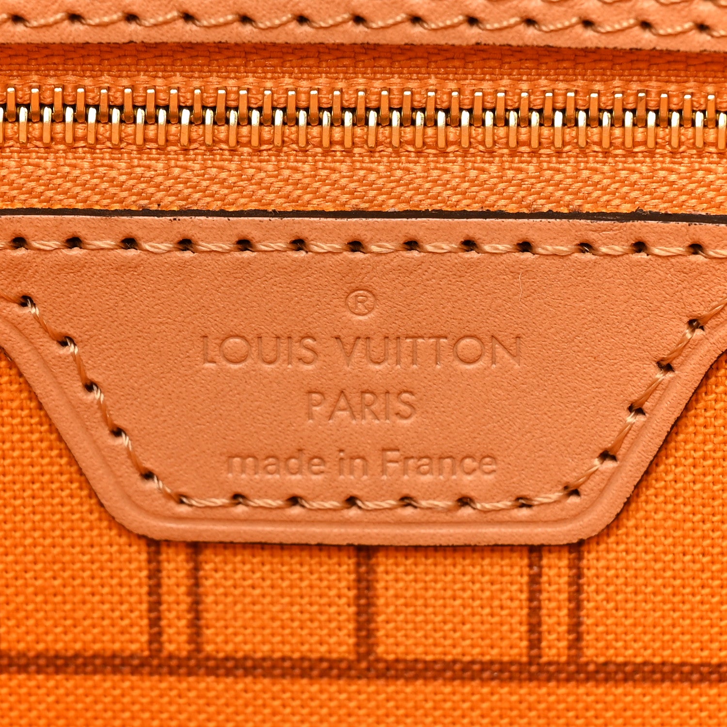 Louis Vuitton Damier Azur Braided Neverfull MM Orange 8 of 15