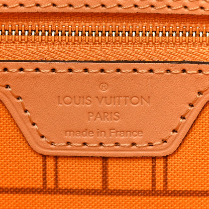 Louis Vuitton Damier Azur Braided Neverfull MM Orange 8 of 15