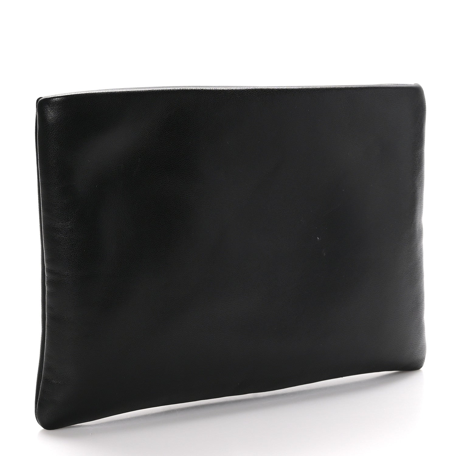 Saint Laurent Lambskin Small Calypso Pouch Black 3 of 10