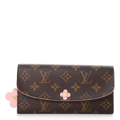 Louis Vuitton Monogram Bloom Flower Emilie Wallet 1 of 9