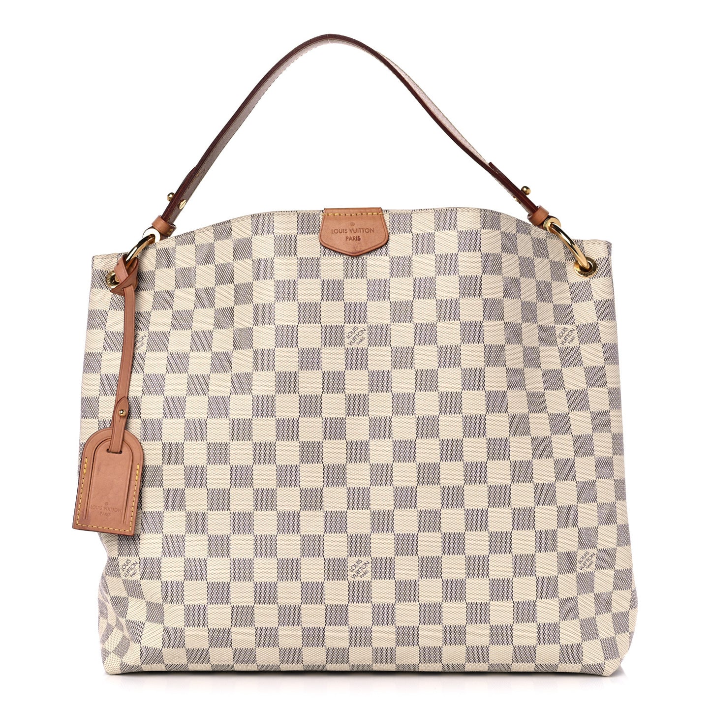 Damier Azur Graceful MM Rose Ballerine