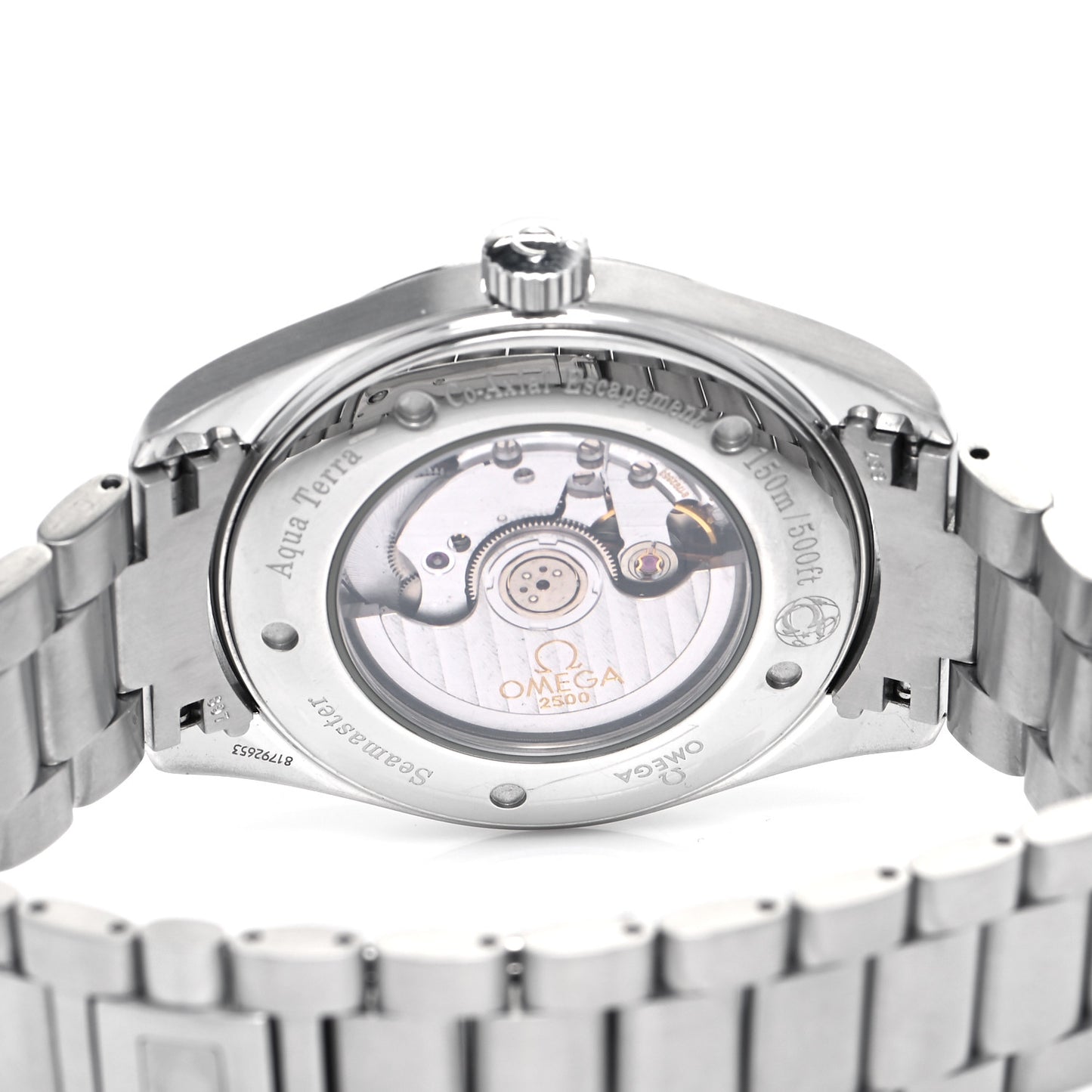 Stainless Steel 42mm Seamaster Aqua Terra 150M Master Co-Axial Automatic Watch White 2502.34