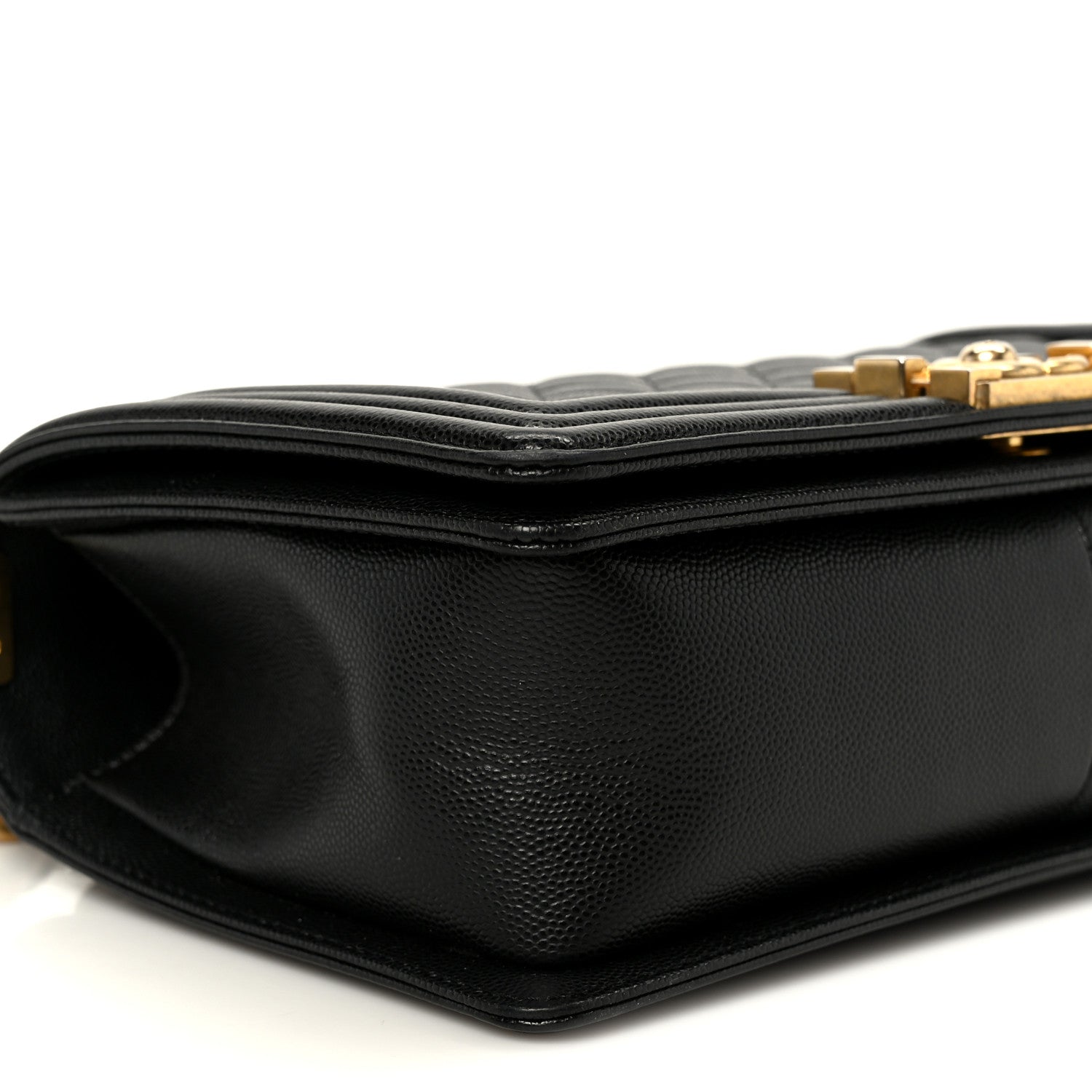Chanel Caviar Quilted Medium Boy Flap Black 9 of 10