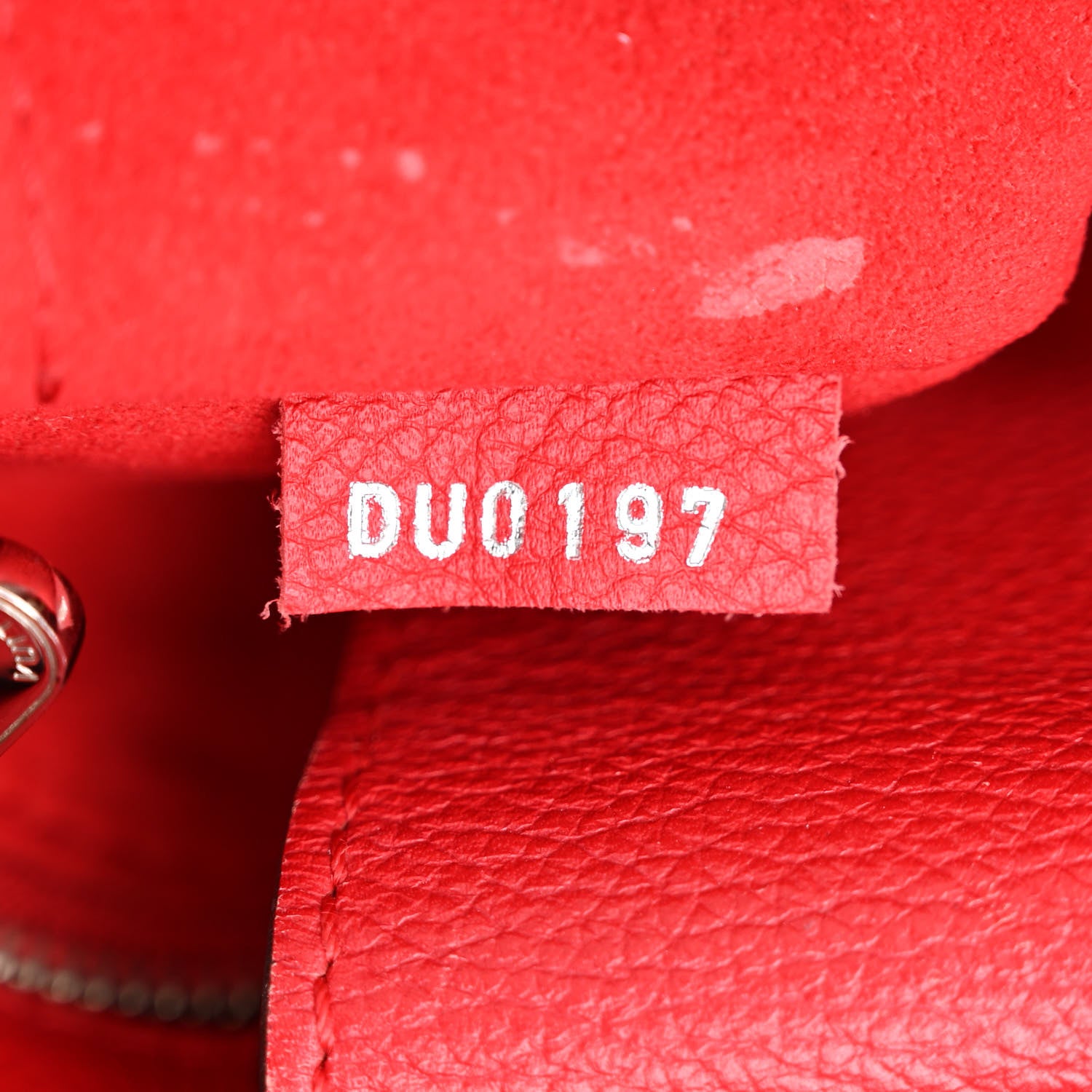 Louis Vuitton Calfskin Lockme Bucket Rubis 8 of 15