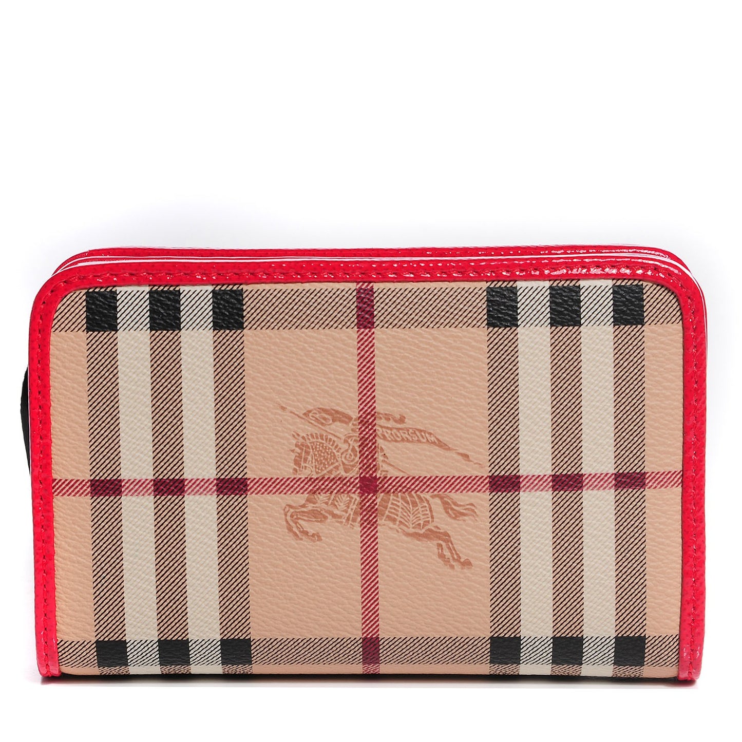 Haymarket Check Balmore Zip Around Wallet Bright Rose
