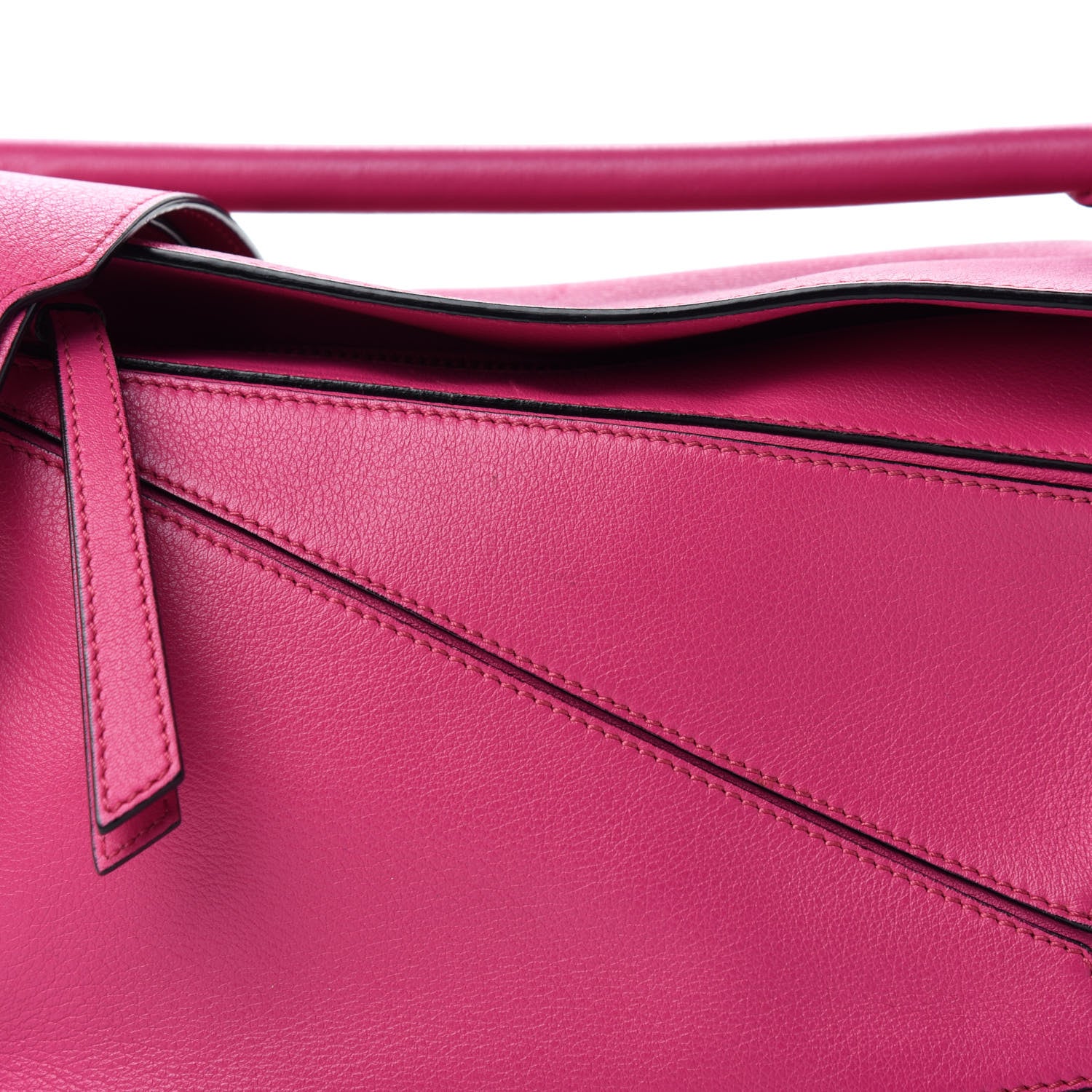 Loewe Classic Calfskin Small Puzzle Bag Fuchsia 10 of 10
