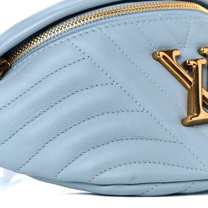 Louis Vuitton Calfskin New Wave Bumbag Porcelain Blue 7 of 9
