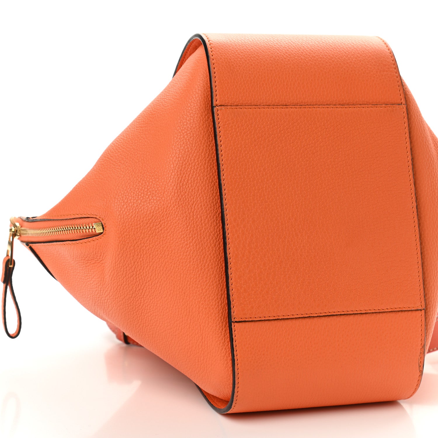 Loewe Grained Calfskin Small Hammock Shoulder Bag Apricot Orange 9 of 12